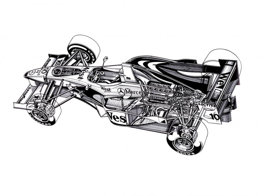  McLaren Mercedes-Benz MP4-12 1997 года  (фото 8 из 8)